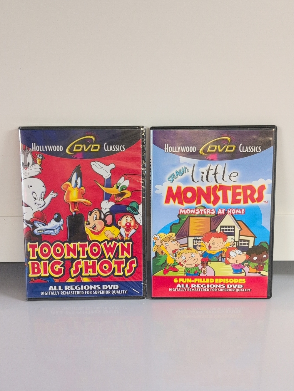 Hollywood Dvd Classics Duo Pack Loonie Toons Little Monsters Mint Set Y2K 2006